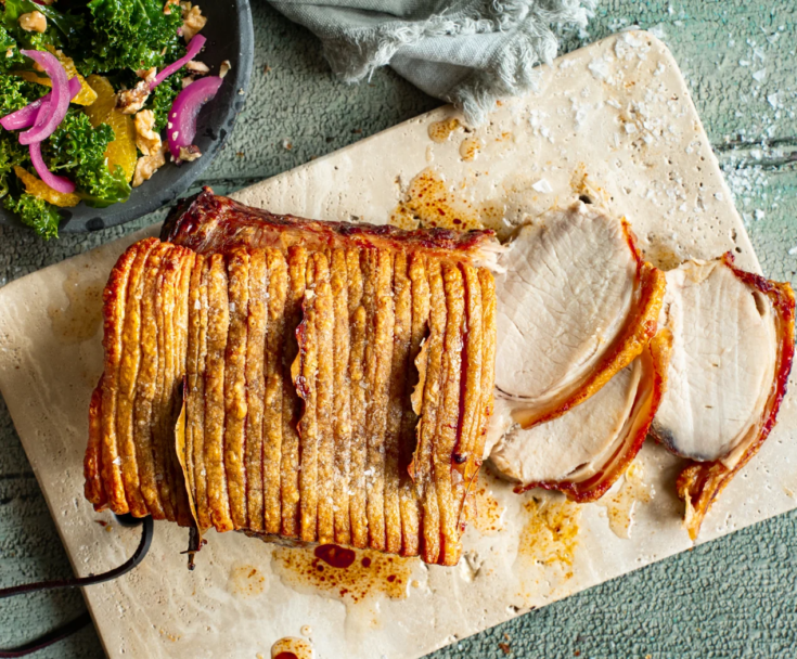 Danish Roast Pork with Crispy Crackling (Flæskesteg med Sprød Svær)