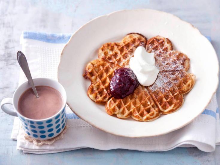 Finnish Cardamom Waffles (Kardemumma­vohvelit)